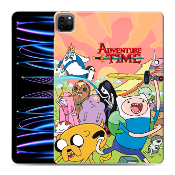 Силиконовый чехол на Ipad Pro 11 (2022) с принтом Adventure time Время приключений