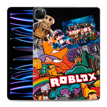 Силиконовый чехол на Ipad Pro 11 (2022) с принтом Roblox Роблокс