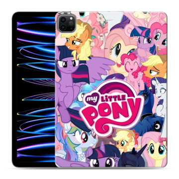 Силиконовый чехол на Ipad Pro 11 (2022) с принтом My little pony Дружба чудо