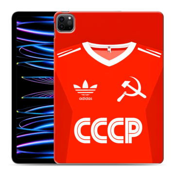 Силиконовый чехол на Ipad Pro 11 (2022) с принтом Флаг Герб СССР