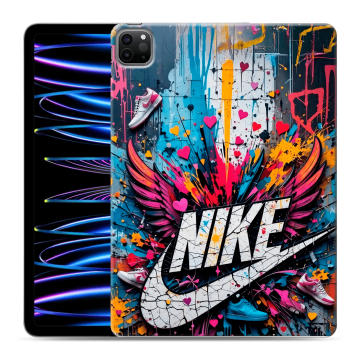 Силиконовый чехол на Ipad Pro 11 (2022) с принтом Nike Найк Силиконовый чехол на Ipad Pro 11 (2022) с принтом Nike Найк