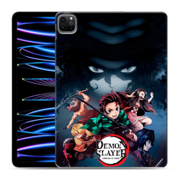 Силиконовый чехол на Ipad Pro 11 (2022) с принтом Demon Slayer Клинок рассекающий демонов Силиконовый чехол на Ipad Pro 11 (2022) с принтом Demon Slayer Клинок рассекающий демонов