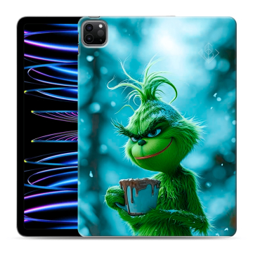 Силиконовый чехол на Ipad Pro 11 (2022) с принтом Новый год гринч