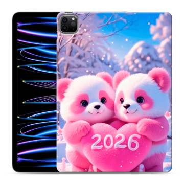 Силиконовый чехол на Ipad Pro 11 (2022) с принтом Новый год