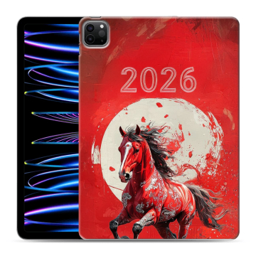 Силиконовый чехол на Ipad Pro 11 (2022) с принтом Новый год