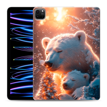 Силиконовый чехол на Ipad Pro 11 (2022) с принтом Новый год Силиконовый чехол на Ipad Pro 11 (2022) с принтом Новый год