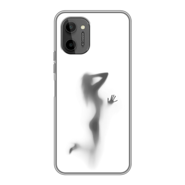 Силиконовый чехол на HTC Wildfire E Plus с принтом Силуэт Силиконовый чехол на HTC Wildfire E Plus с принтом Силуэт