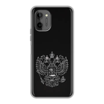 Силиконовый чехол на HTC Wildfire E Plus с принтом Герб России Силиконовый чехол на HTC Wildfire E Plus с принтом Герб России