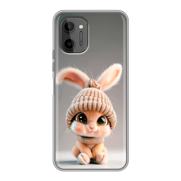 Силиконовый чехол на HTC Wildfire E Plus с принтом Кролик Силиконовый чехол на HTC Wildfire E Plus с принтом Кролик