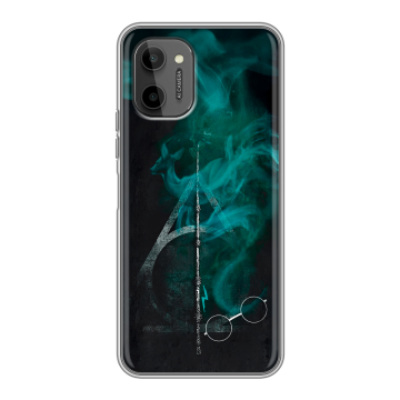 Силиконовый чехол на HTC Wildfire E Plus с принтом Гарри Поттер Harry Potter