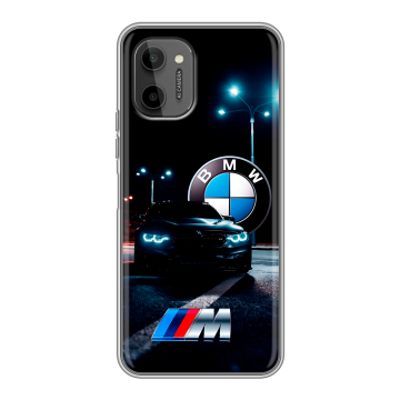 Силиконовый чехол на HTC Wildfire E Plus с принтом БМВ BMW Силиконовый чехол на HTC Wildfire E Plus с принтом БМВ BMW
