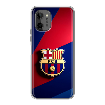 Силиконовый чехол на HTC Wildfire E Plus с принтом Барселона Barcelona Силиконовый чехол на HTC Wildfire E Plus с принтом Барселона Barcelona