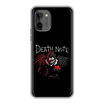 Силиконовый чехол на HTC Wildfire E Plus с принтом Death note Тетрадь смерти Силиконовый чехол на HTC Wildfire E Plus с принтом Death note Тетрадь смерти