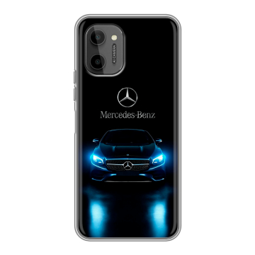 Силиконовый чехол на HTC Wildfire E Plus с принтом Mercedes Мерседес Силиконовый чехол на HTC Wildfire E Plus с принтом Mercedes Мерседес