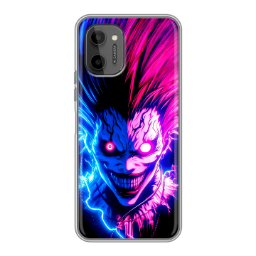 Силиконовый чехол на HTC Wildfire E Plus с принтом Death note Тетрадь смерти