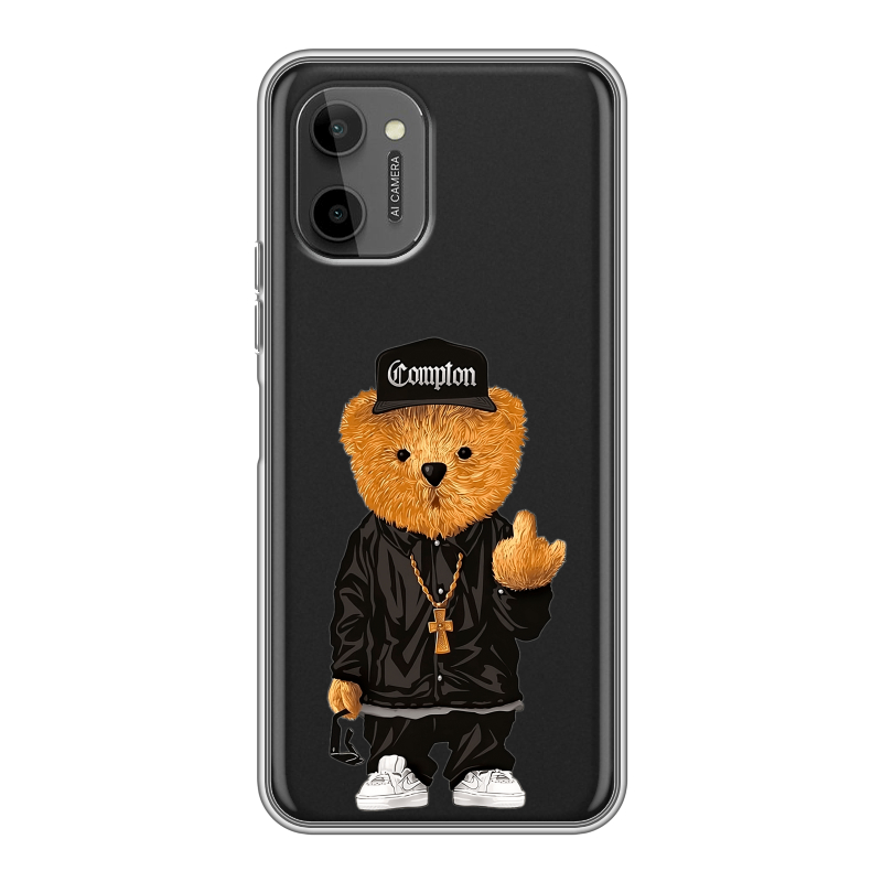 Силиконовый чехол на HTC Wildfire E Plus с принтом Плюшевый медведь Силиконовый чехол на HTC Wildfire E Plus с принтом Плюшевый медведь