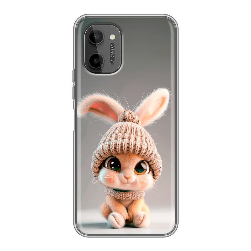 Силиконовый чехол на HTC Wildfire E Plus с принтом Кролик Силиконовый чехол на HTC Wildfire E Plus с принтом Кролик