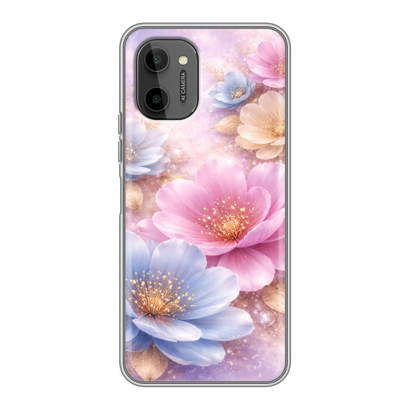 Силиконовый чехол на HTC Wildfire E Plus с принтом женский Силиконовый чехол на HTC Wildfire E Plus с принтом женский