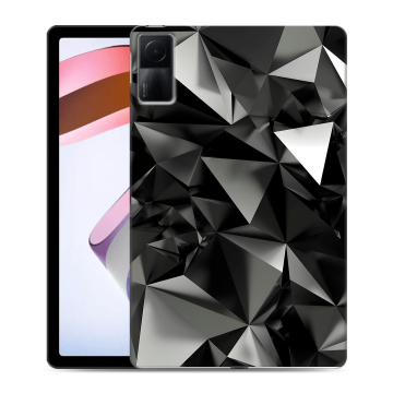 Силиконовый чехол на планшета Xiaomi RedMi Pad с принтом Черные кристаллы Силиконовый чехол на планшета Xiaomi RedMi Pad с принтом Черные кристаллы