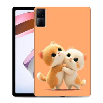 Силиконовый чехол на планшета Xiaomi RedMi Pad с принтом Милые котики Силиконовый чехол на планшета Xiaomi RedMi Pad с принтом Милые котики