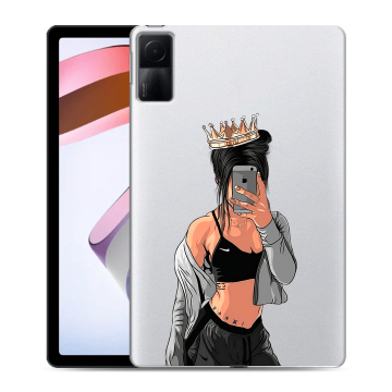 Силиконовый чехол на планшета Xiaomi RedMi Pad с принтом Женские принты Силиконовый чехол на планшета Xiaomi RedMi Pad с принтом Женские принты