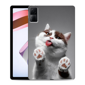 Силиконовый чехол на планшета Xiaomi RedMi Pad с принтом Коты Силиконовый чехол на планшета Xiaomi RedMi Pad с принтом Коты