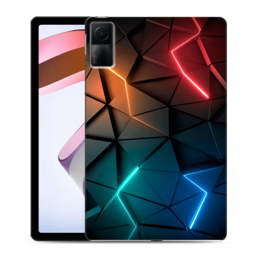 Силиконовый чехол на планшета Xiaomi RedMi Pad с принтом Абстракция неон Силиконовый чехол на планшета Xiaomi RedMi Pad с принтом Абстракция неон