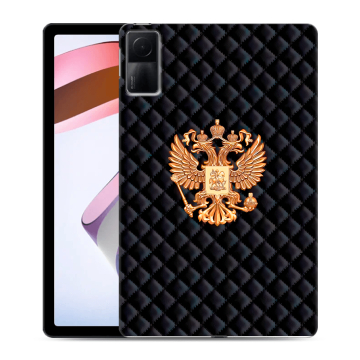 Силиконовый чехол на Xiaomi RedMi Pad с принтом Герб России принт