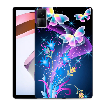 Силиконовый чехол на Xiaomi RedMi Pad с принтом Бабочки