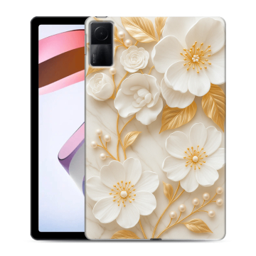 Силиконовый чехол на Xiaomi RedMi Pad с принтом Цветы