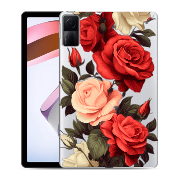 Силиконовый чехол на Xiaomi RedMi Pad с принтом Розы Силиконовый чехол на Xiaomi RedMi Pad с принтом Розы