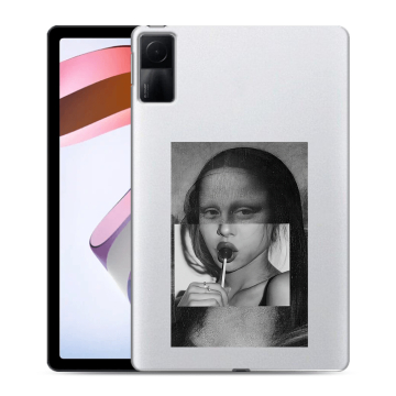 Силиконовый чехол на Xiaomi RedMi Pad с принтом Мона Лиза Силиконовый чехол на Xiaomi RedMi Pad с принтом Мона Лиза