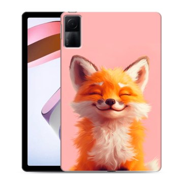 Силиконовый чехол на Xiaomi RedMi Pad с принтом милая лиса