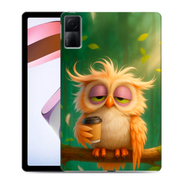 Силиконовый чехол на Xiaomi RedMi Pad с принтом сова