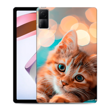 Силиконовый чехол на Xiaomi RedMi Pad с принтом котик Силиконовый чехол на Xiaomi RedMi Pad с принтом котик
