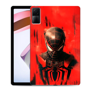 Силиконовый чехол на Xiaomi RedMi Pad с принтом человек паук spiderman