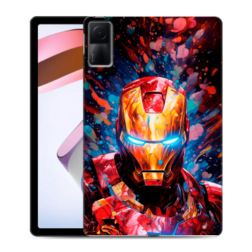 Силиконовый чехол на Xiaomi RedMi Pad с принтом Железный человек Ironman Силиконовый чехол на Xiaomi RedMi Pad с принтом Железный человек Ironman