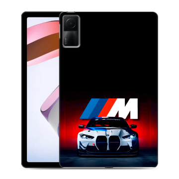 Силиконовый чехол на планшета Xiaomi RedMi Pad с принтом БМВ BMW