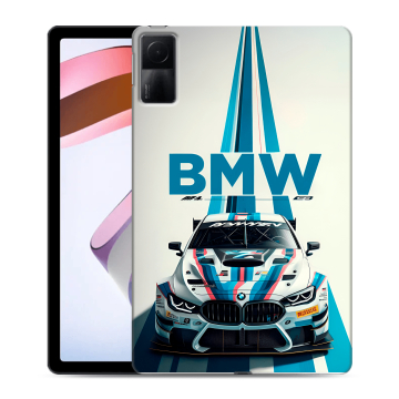 Силиконовый чехол на планшета Xiaomi RedMi Pad с принтом БМВ BMW