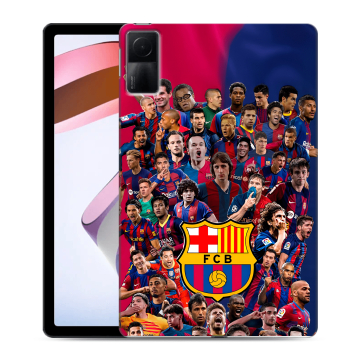 Силиконовый чехол на планшета Xiaomi RedMi Pad с принтом Барселона Barcelona