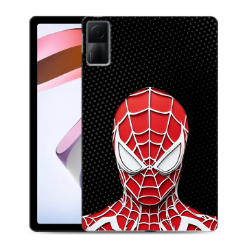 Силиконовый чехол на планшета Xiaomi RedMi Pad с принтом человек паук spiderman