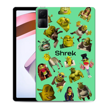 Силиконовый чехол на планшета Xiaomi RedMi Pad с принтом Шрек Shrek