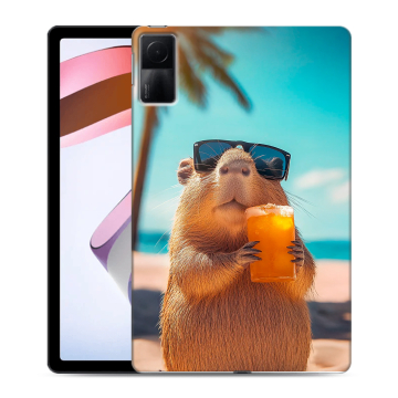 Силиконовый чехол на Xiaomi RedMi Pad с принтом Капибара Силиконовый чехол на Xiaomi RedMi Pad с принтом Капибара