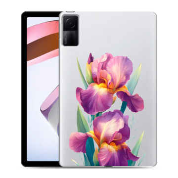 Силиконовый чехол на Xiaomi RedMi Pad с принтом Цветы орхидеи