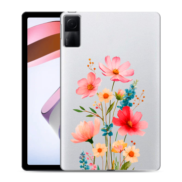 Силиконовый чехол на Xiaomi RedMi Pad с принтом Цветы