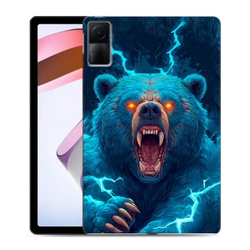 Силиконовый чехол на Xiaomi RedMi Pad с принтом Медведь