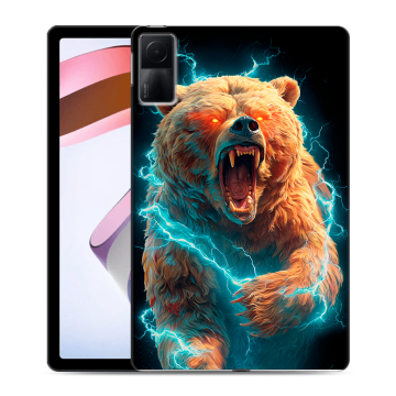 Силиконовый чехол на Xiaomi RedMi Pad с принтом Медведь