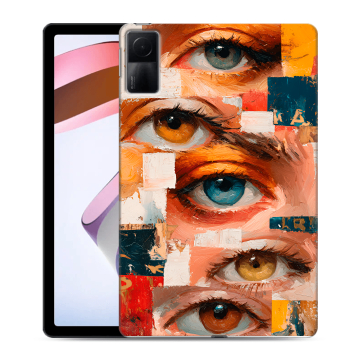 Силиконовый чехол на Xiaomi RedMi Pad с принтом Модный принт