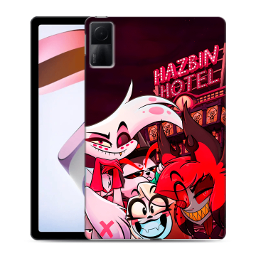 Силиконовый чехол на Xiaomi RedMi Pad с принтом Hazbin Hotel Отель Хазбин Силиконовый чехол на Xiaomi RedMi Pad с принтом Hazbin Hotel Отель Хазбин