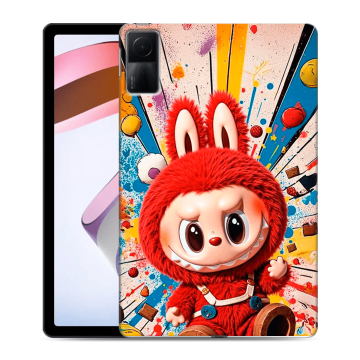 Силиконовый чехол на Xiaomi RedMi Pad с принтом Labubu Лабубу